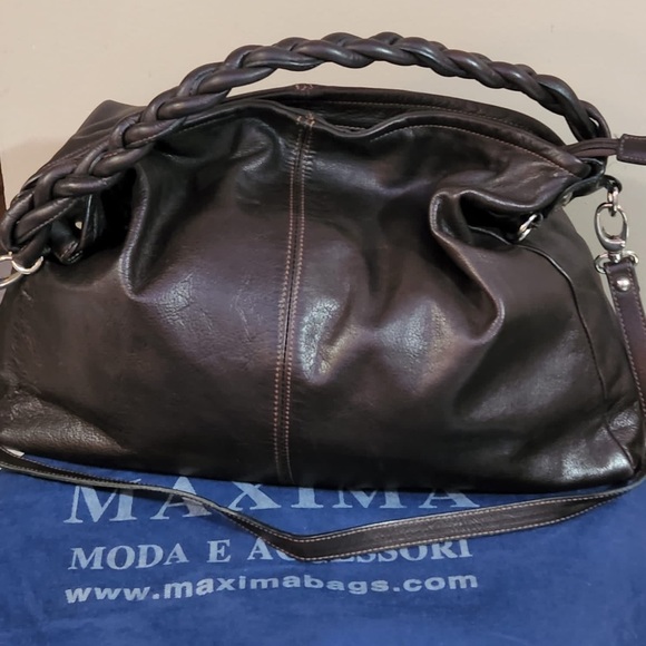 Hand made Maxima Italian leather bag. - Picture 1 of 3
